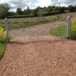 Farmland security gates in Devon