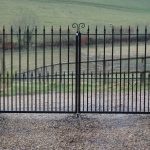Residential metal fencing - Crediton