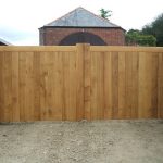 Automatic electric wooden gates