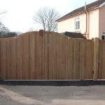 Automatic electric residential wooden gates